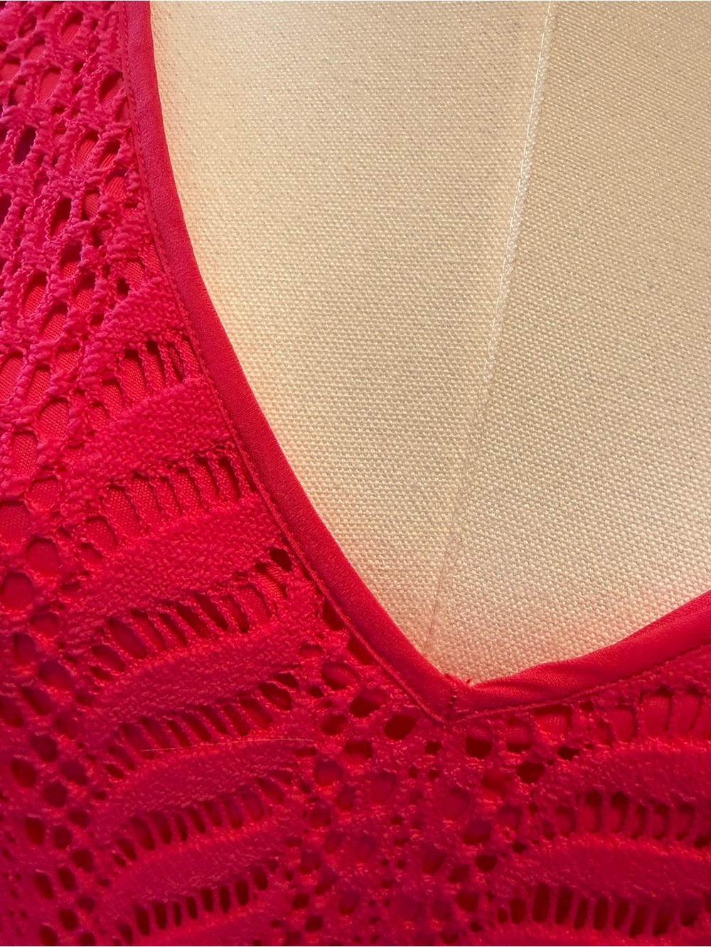 Lilly Pulitzer Hot Pink Crochet Long Sleeve Dress - Picture 6 of 6
